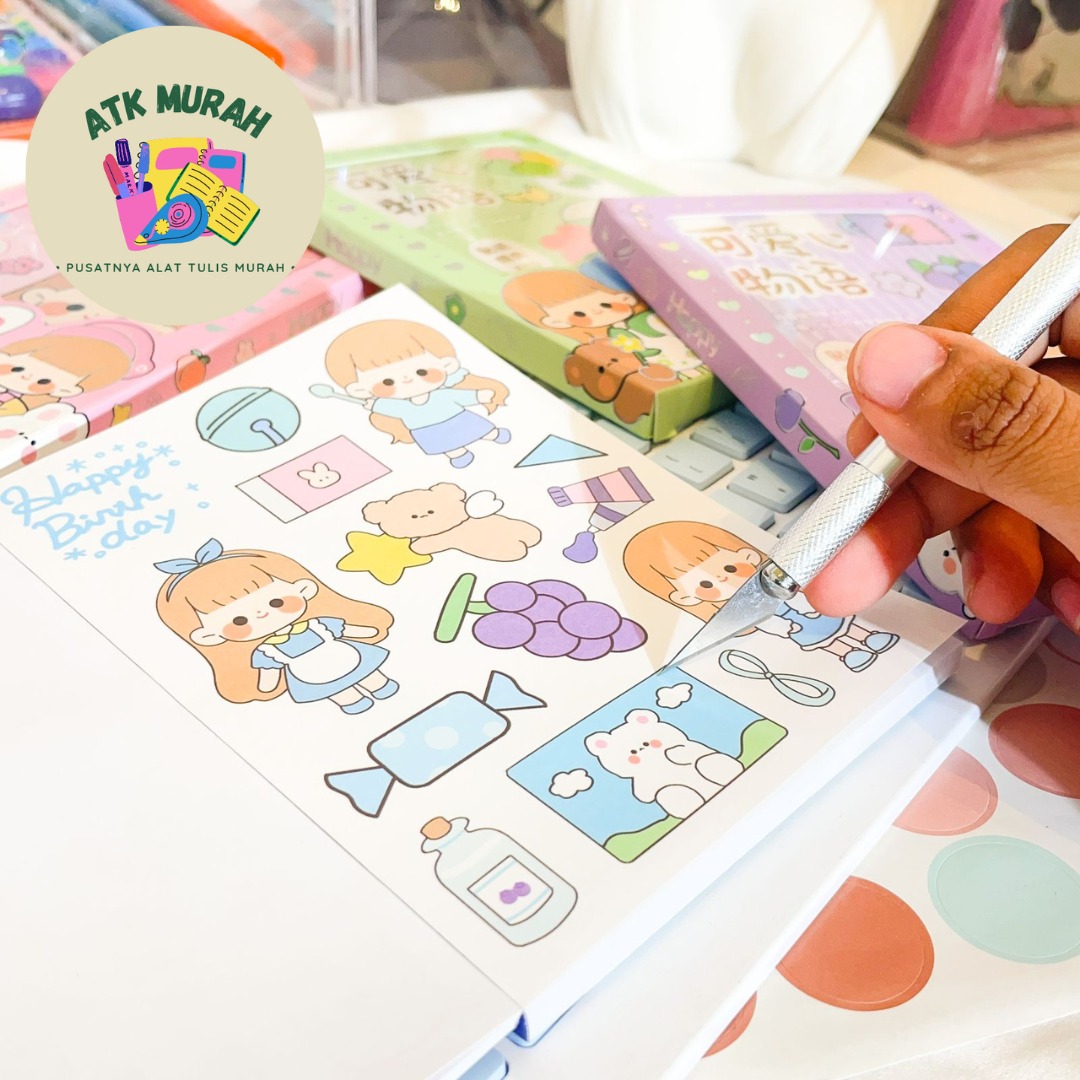 BUKU STIKER SENMU SZ-55 FULL STICKER TERMURAH BAGUS LUCU IMUT KADO UNIK