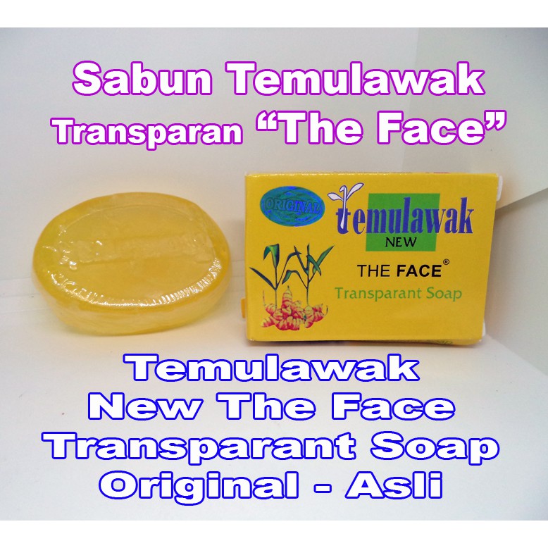 SABUN TEMULAWAK THE FACE BPOM - THE FACE SABUN TEMULAWAK ORIGINAL