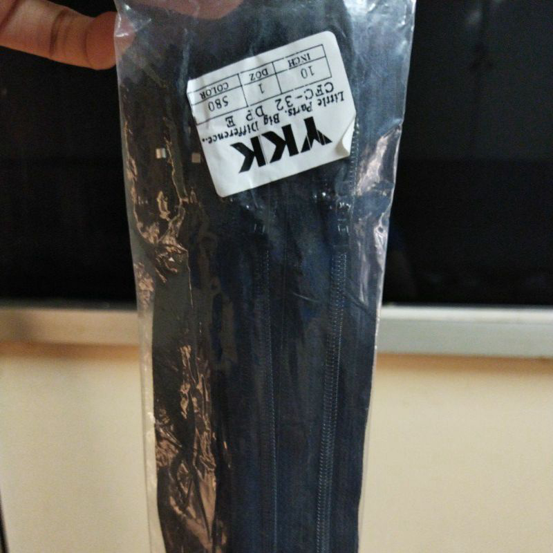 Resleting YKK 10 inch 25 cm / RIT YKK CFC 32 25 cm Kepala Cat