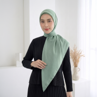 Zoya - Belva Plain Scarf - Kerudung Hijab Segiempat Polos - Bahan Soft Polyester