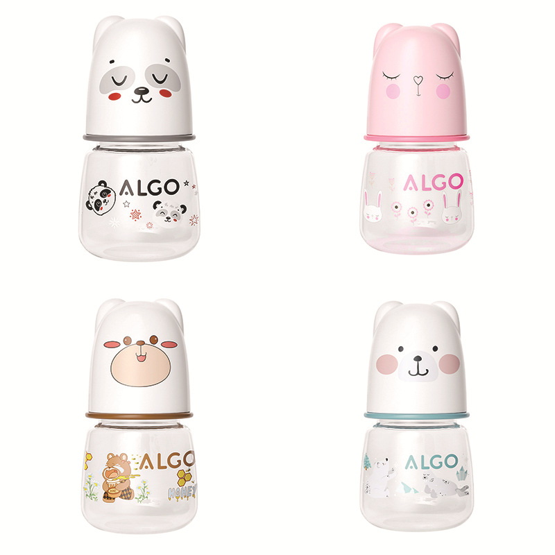 Halo-Halo Bottle Handle 280ml/125ml Botol Susu Anak MurahBotol Susu + Pegangan + Pelindung Alas Botol