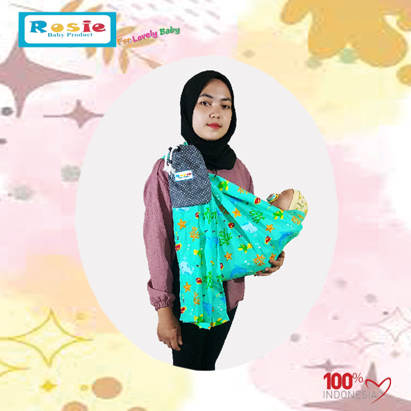 GR010 Gendongan Samping Multifungsi Saku Tali Rosie