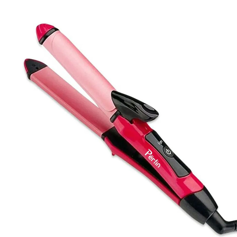 Catokan Rambut Smoothing 2In1 Pelurus Rambut Curly Lurus Tahan Lama NV-2009