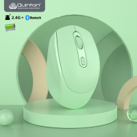 Mouse Wireless 2.4G + bluetooth Recharge X5 color untuk laptop pc macbook smartphone dan tablet