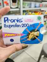 PRORIS IBUPROFEN 1 STRIP ISI 10 KAPLET OBAT DEMAM / SAKIT KEPALA / NYERI SENDI / NYERI HAID / SAKIT GIGI / PUSING