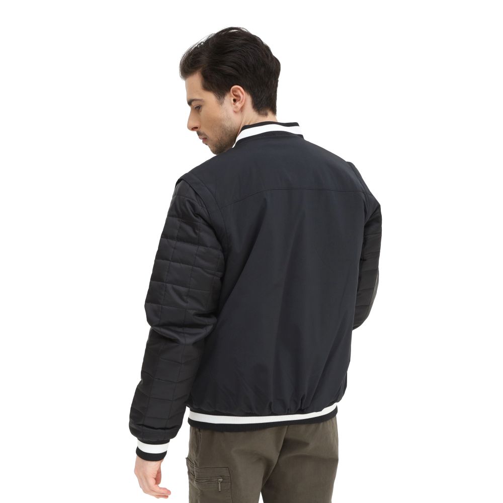 910007637 VENTURE VARSITY JACKET - BLK
