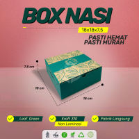Dus Nasi 18x18 Box Nasi Kotak 18x18 (Isi 30 Pcs-B4K3G)