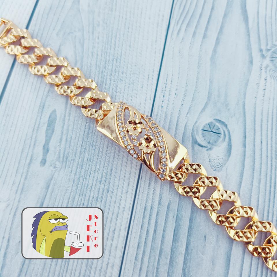 Gelang Xuping Cantik Gold Permata - 69 - JekiStore gelang xuping cantik gold permata – 69 – jekistore