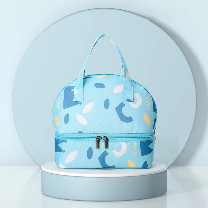 TAS ASI 2 TEMPAT TAS PENDINGIN ASI COOLER BAG ASI THERMAL INSULATED TAS BAYI TAS PENYIMPANAN ASI