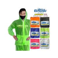 Setelan Jas Hujan Elmondo Ceria 935 untuk Riding Motor - Warna Cerah Bisa COD Gratis Ongkir