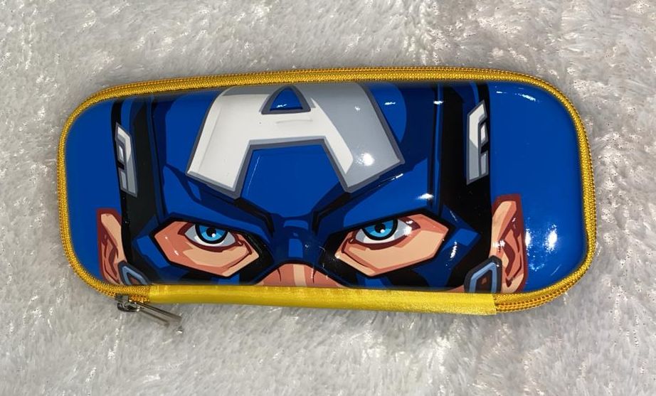(P002) TEMPAT PENSIL SEKOLAH MOTIF KARAKTER 3D HARDCASE BAHAN EVA GAMBAR TIMBUL
