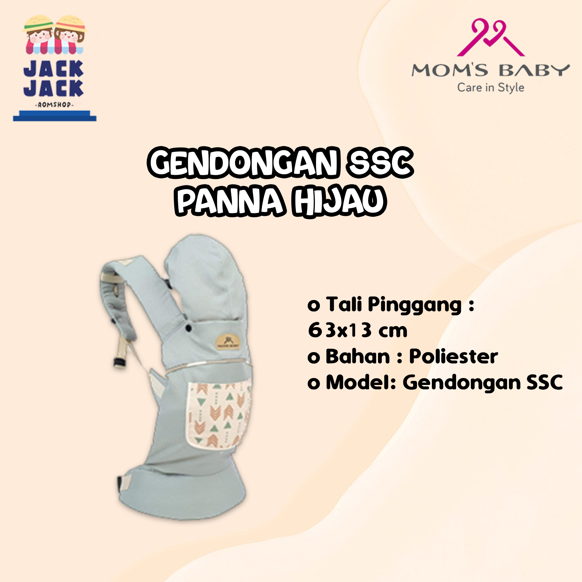 Dialogue Baby Joy Moms Baby Gendongan Ransel | Dialogue Baby Joy Moms Baby Gendongan Bayi Depan | Gendongan SSC