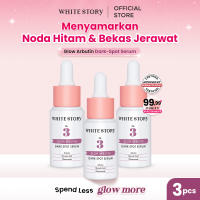 White Story Dark Spot Serum Arbutin Glow Serum – Mencerahkan Wajah Atasi Noda Flek Hitam Bekas Jerawat Cerah Glowing