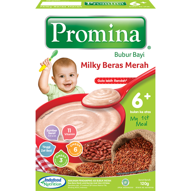 Promina BC Milky Beras Merah Box 120 g