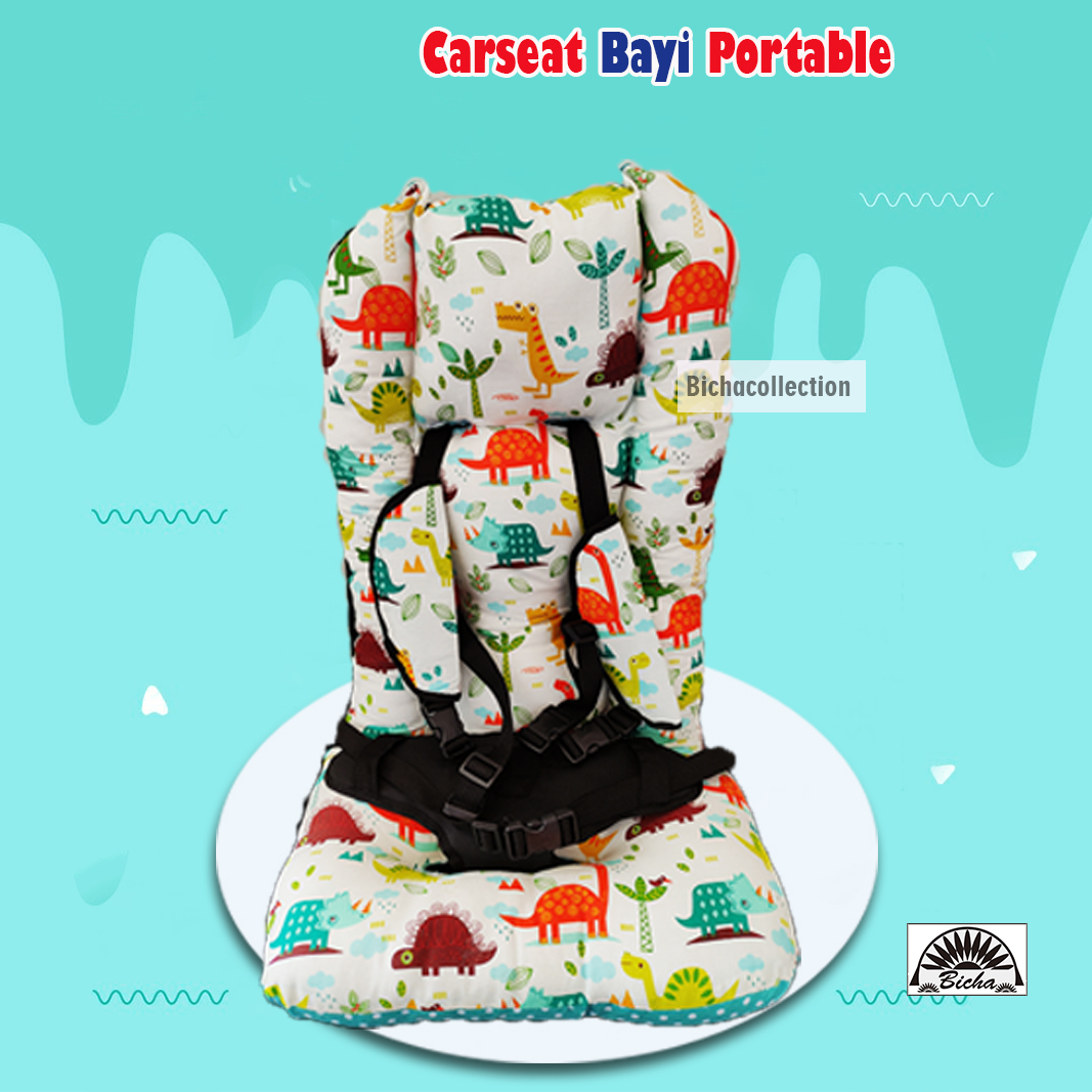 BABY CAR SEAT Portable PREMIUM Sponge Tebal - Kursi Mobil Bayi Car Sit Dudukan Mobil Anak Carseat