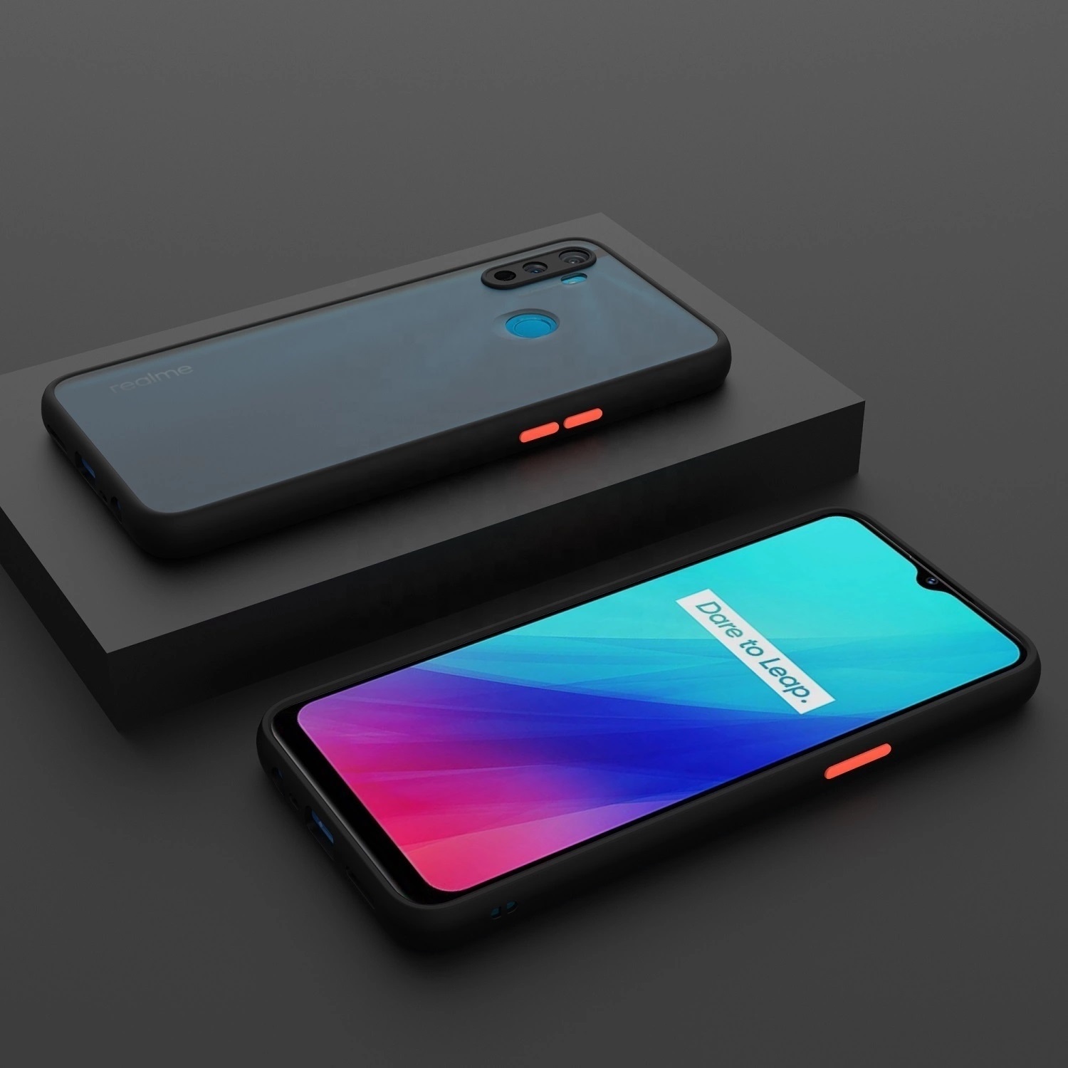 Realme C3 Case Softcase Transculent Matte Case Casing Realme C3 realme c3 case softcase transculent matte case casing realme c3