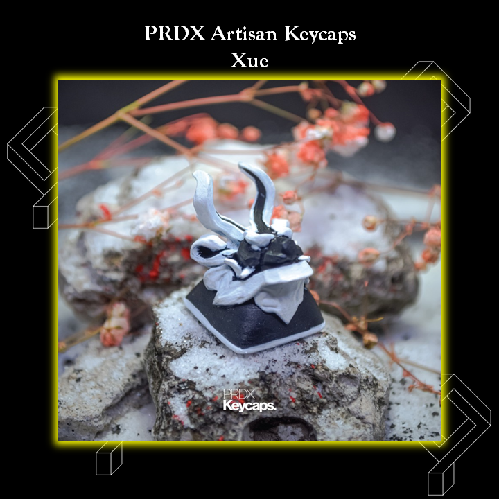 Xue - PRDX Artisan Keycaps Monochrome Collection For Mechanical Keyboard