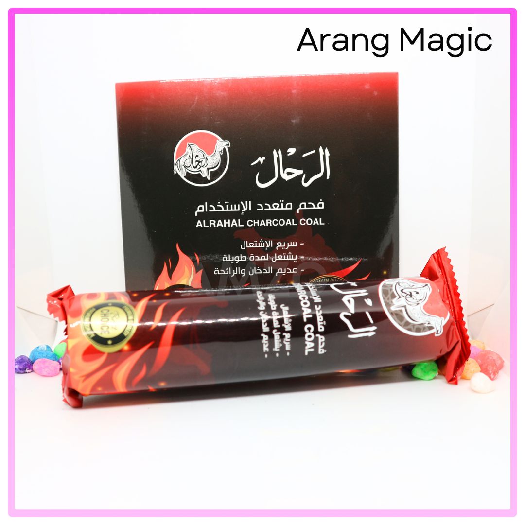 Arang Bakar Briket Buhur Tahan Lama Arang Magic Bukhur Dupa Gaharu Areng Magic Buchur Al Rahal Chorcoal Coal