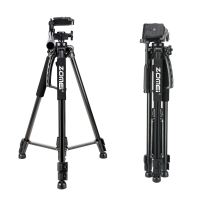 ZOMEI T1 Profesional Tripod 53cm-160cm Portable Tripod Kamera with 360°Holder+Portable Carry Bag bantalan beban 5KG Kamera DSLR Mirrorless Video Camcorder dan Hp Smartphone Professional video pannhead