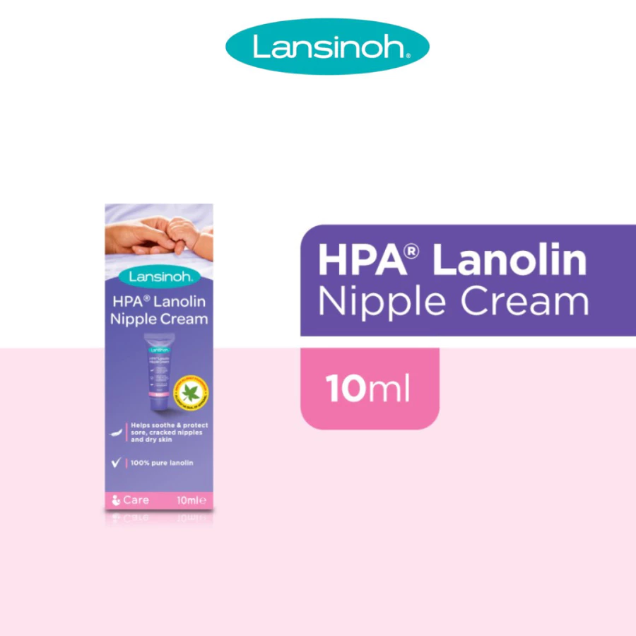 Lansinoh HPA Lanolin Nipple Cream For Sore Nipples & Cracked Skin Krim Puting Lecet Kulit Kering Aman Untuk Ibu Menyusui