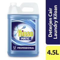 Rinso Matic Professional Deterjen Laundry Kiloan Cair Jerigen 4.5 L