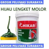Gemuk HIKARI Greentech Grease Multipurpose NLGI 2 Chassis Grease Gemuk HIJAU serbaguna Lengket Molor HIKARI HIJAU PAIL 13 KG