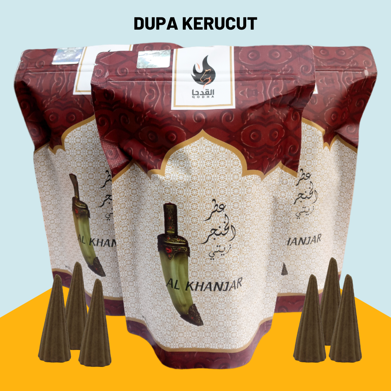 Buhur Wangi Tahan Lama Dupa Penarik Rejeki Kerucut Isi 50 Menyan Arab Pengharum Ruangan Kasturi Kijang