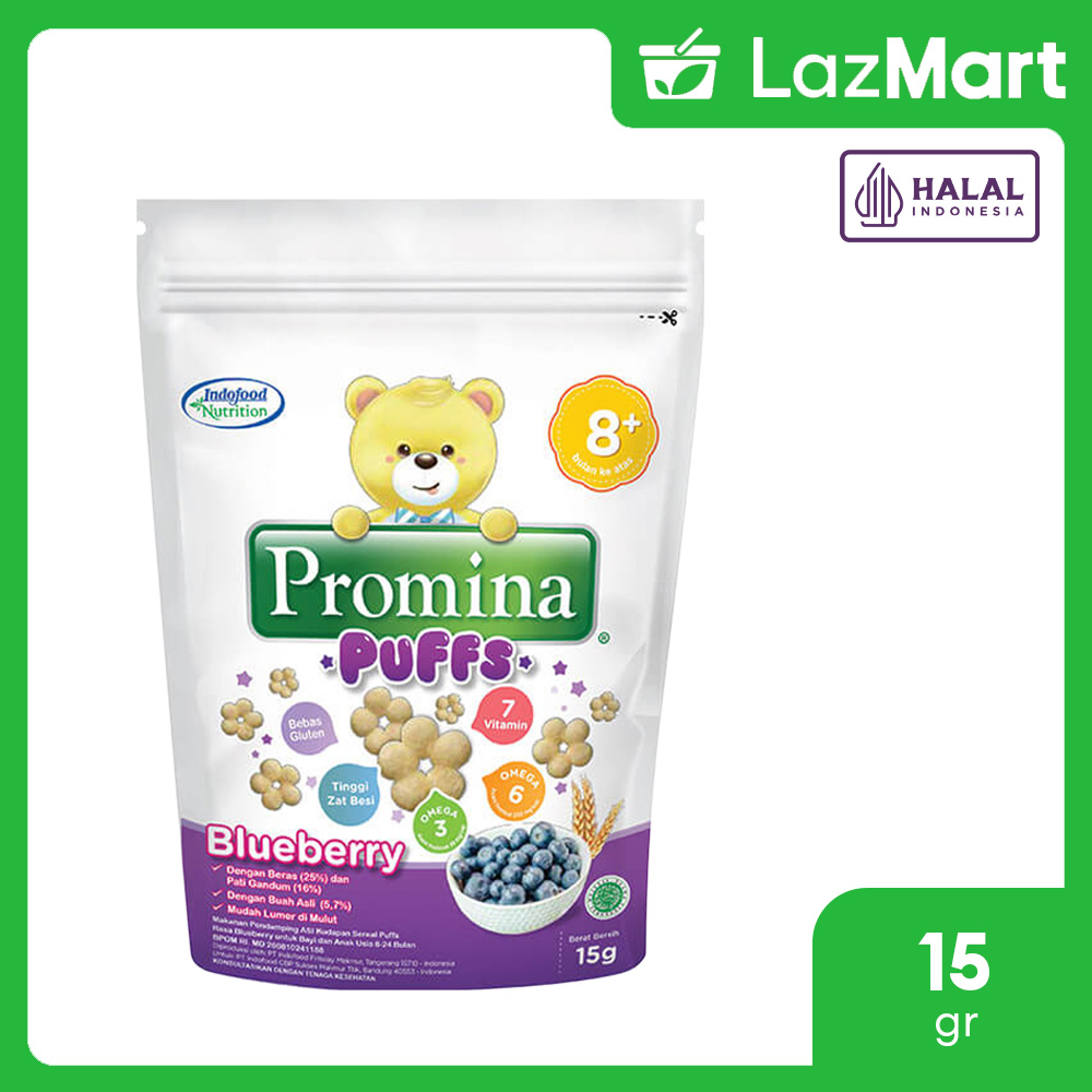 Promina Puffs Blueberry 15gr