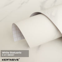 S-SERIES WHITE STATUARIO PVC INTERIOR FILM KERTASIVE ( 122 CM )