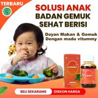 VITUMMY Madu Herbal Solusi Anak Susah Makan Penambah Nafsu Makan Anak Pemmbah Berat Badan Anak Obat Cacing Vitamin Cacingan Vitamin Nafsu Makan Penggemuk Badan Anak Vitamin Anak Pintar