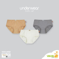 Velvet Junior UnderWear Celana Dalam Anak Perempuan Brief - Solid Pack 2