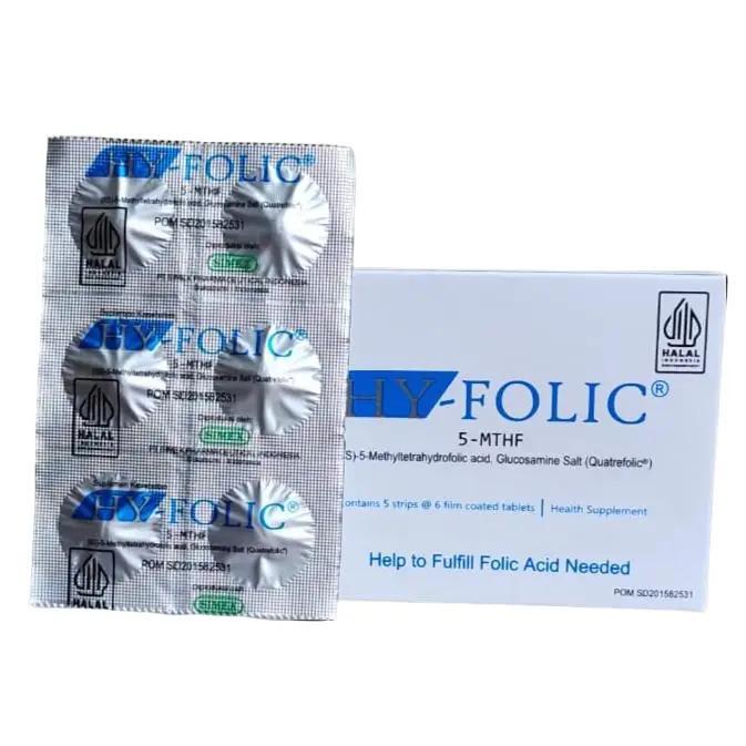 Hy-Folic 30 Tablet - HyFolic - Hy Folic - Memenuhi Kebutuhan Asam Folat - Vitamin Ibu Hamil