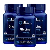 Life Extension Glycine 1000 mg Suplemen Makanan 100 Kapsul Vegetarian Impor Amerika