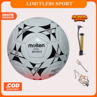 BOLA SEPAK BOLA M0LTEN ROMA BOLA SIZE 5 GRATIS PENTIL POMPA & JARING BOLA