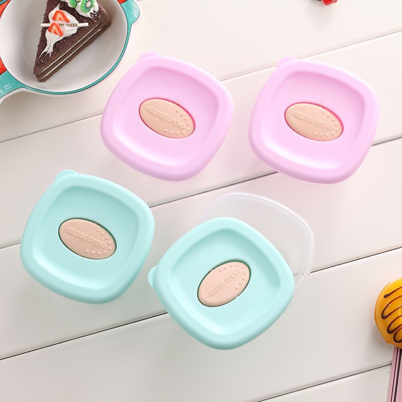 TYHL0432 Baby Food Container Penutup Lock Perpcs Kotak Plastik Kotak Makanan Wadah