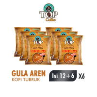 [Paket isi 6] TOP Coffee Kopi Instan Gula Aren Bag (12+6)x22gr