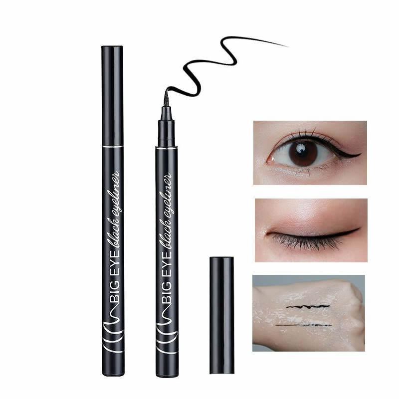 [COD]Eyeliner Big eye Cair Warna Hitam Anti Air Waterproof Tahan Lama Eye Liner Spidol -💖Catherine