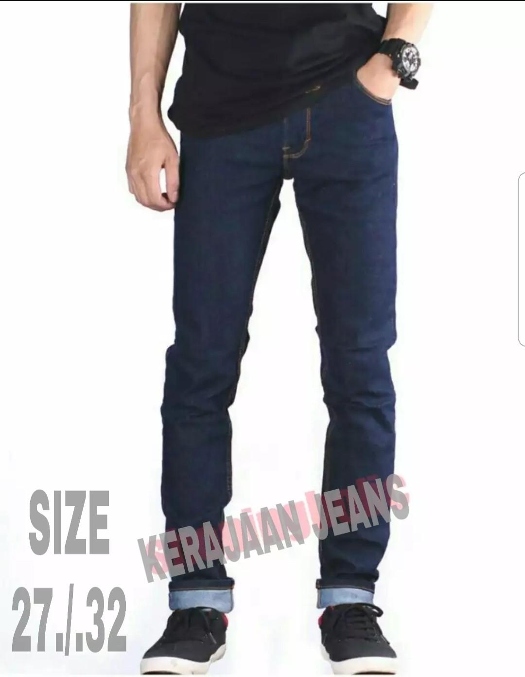 CELANA JEANS FASION/KERAJAAN JEANS/CELANA PANJANG PENSIL PRIA/CELANA PANJANG KARET COWOK celana jeans fasion/kerajaan jeans/celana panjang pensil pria/celana panjang karet cowok