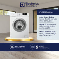 Electrolux Mesin Cuci Front Loading  7kg - Inverter - VapourCare Menghilangkan Bakteri & Alergi- Auto Smart Button - Garansi 10 Tahun Motor - EWF7028M6WA
