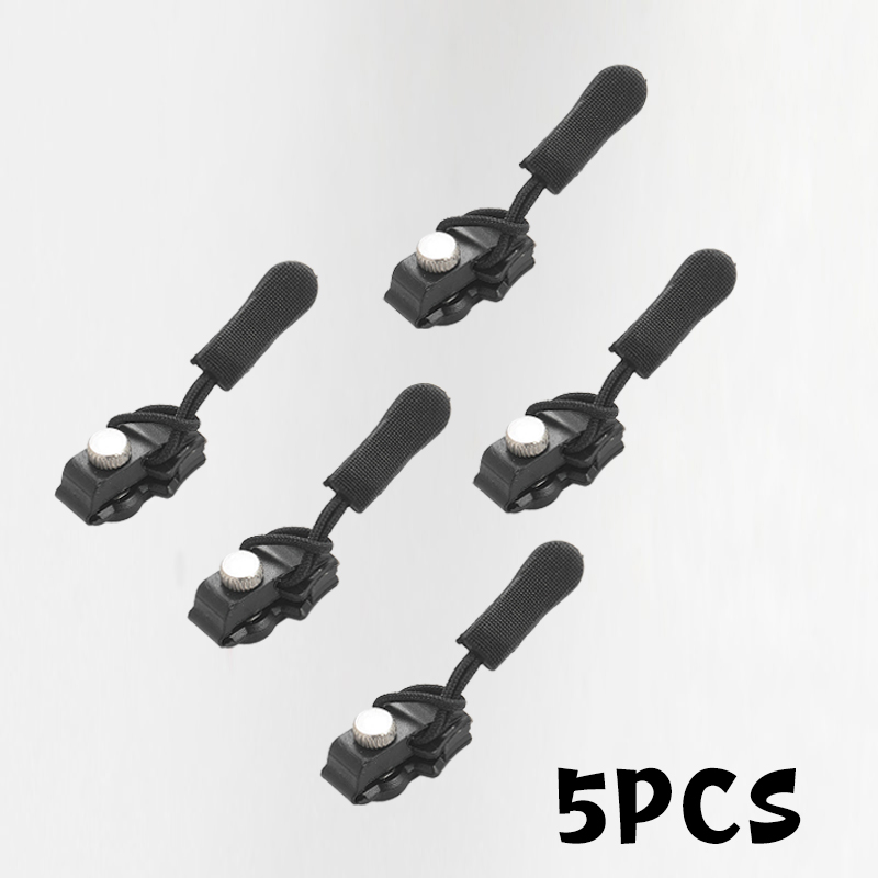 5PCS Ritsleting Pengganti Zipper universal Dapat Dilepas Aksesori Fashion Uniseks Aksesoris