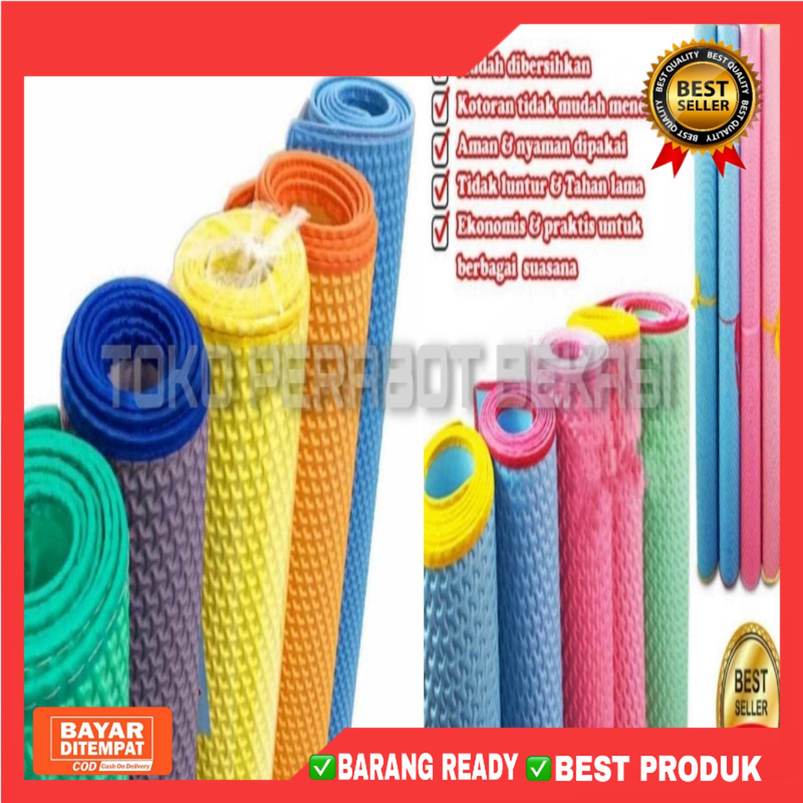 (TPB)KARPET MERCY /KARPET BENTOL / UKURAN 120x180CM / EVA / TIMBUL / KULITJERUK / SPON / TIKAR /SPON
