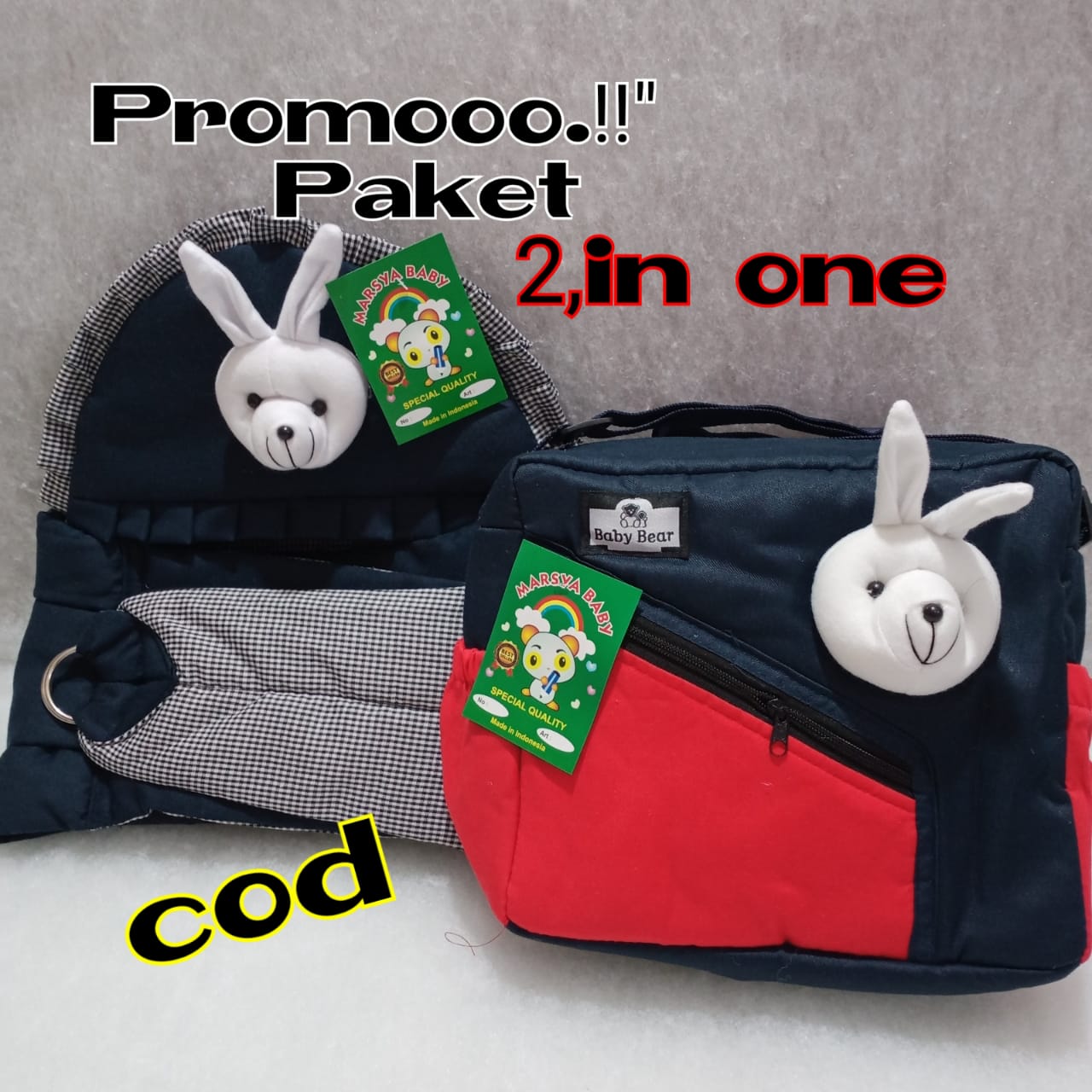 Tas Bayi Paket Gendongan Bayi 2IN1