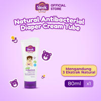 Sleek Baby Natural Antibacterial Diaper Cream Tube 80ml