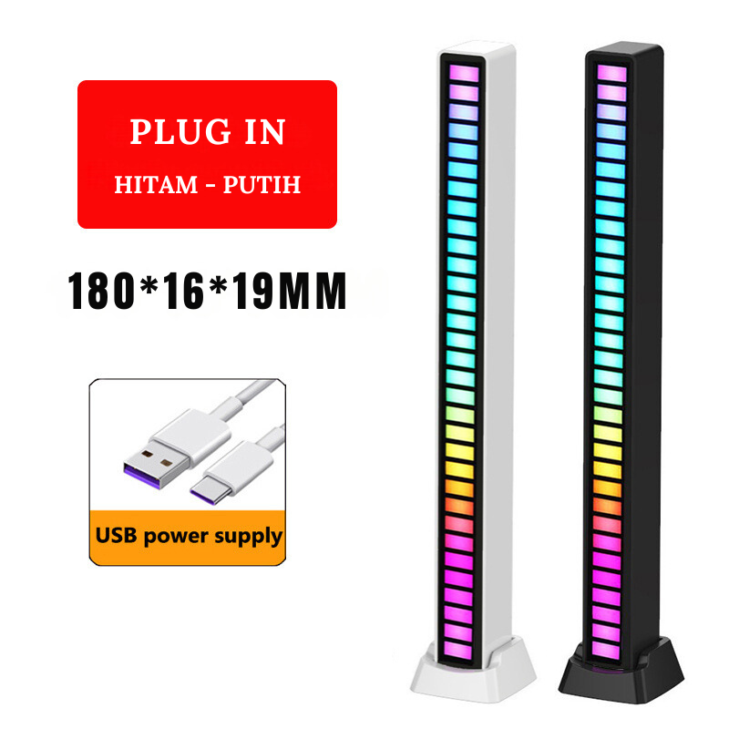 Lampu LED RGB Bar Strip Spectrum Audio Indicator Music Sound Control Harga Per 1 Pcs