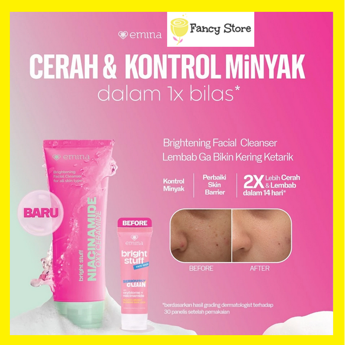 Emina Niacinamide Oxy Ceramide Brightening Face Wash 100ml