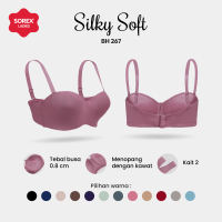 Sorex Silky Soft Bra Busa Sedang Push Up Kawat kait 2 Setara Cup B BH 267