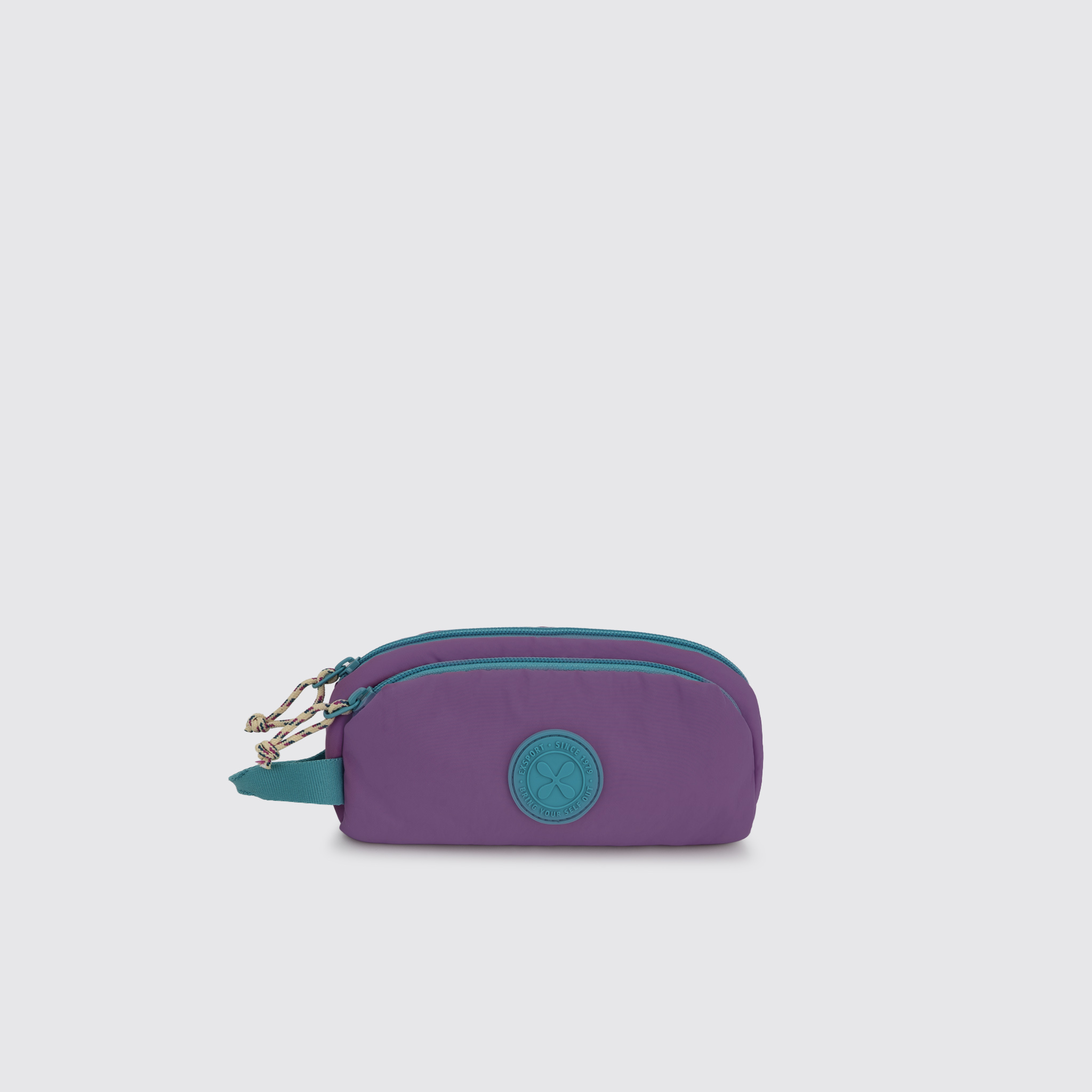 Exsport Scribble Pencil Case Purple