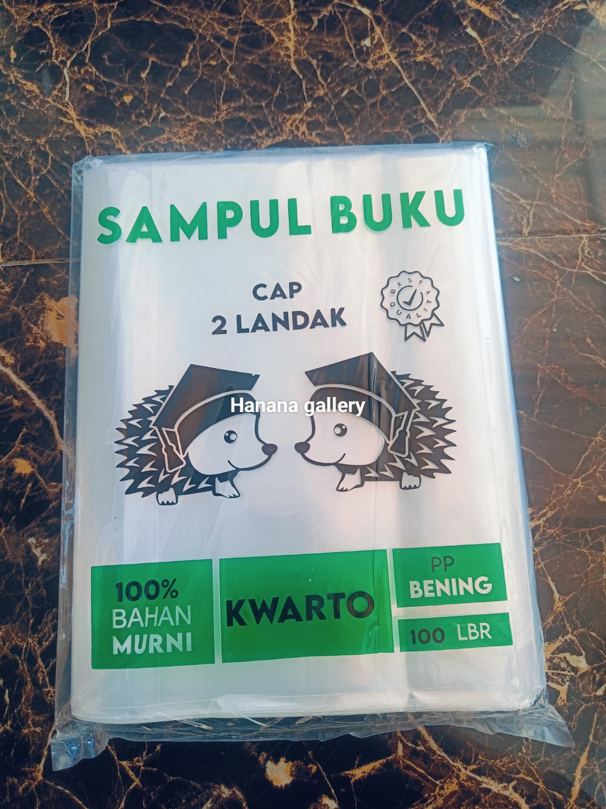 ( 1 Pack isi 100 lembar ) SAMPUL PLASTIK KWARTO
