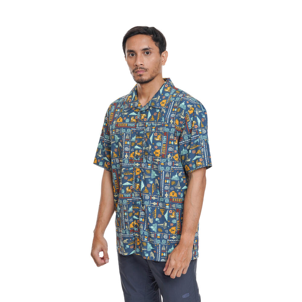 910009905 KENALI NEGERI SHIRT SS - BLU