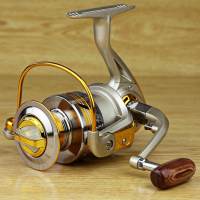 Reel Pancing Spinning 12 Ball Bearing YUMOSHI REELSKING EF1000 EF3000 EF5000 EF6000 EF9000 - Silver